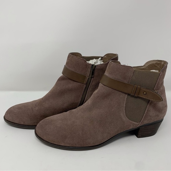 Steve Madden Perrii Dark Dusty Rose Pink Ankle Boots Size 11 - Picture 7 of 16